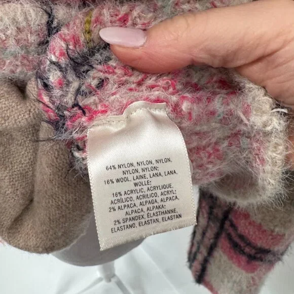 Anthropologie Maeve Aurelia Fuzzy Sweater Jacket Size S - Picture 8 of 15